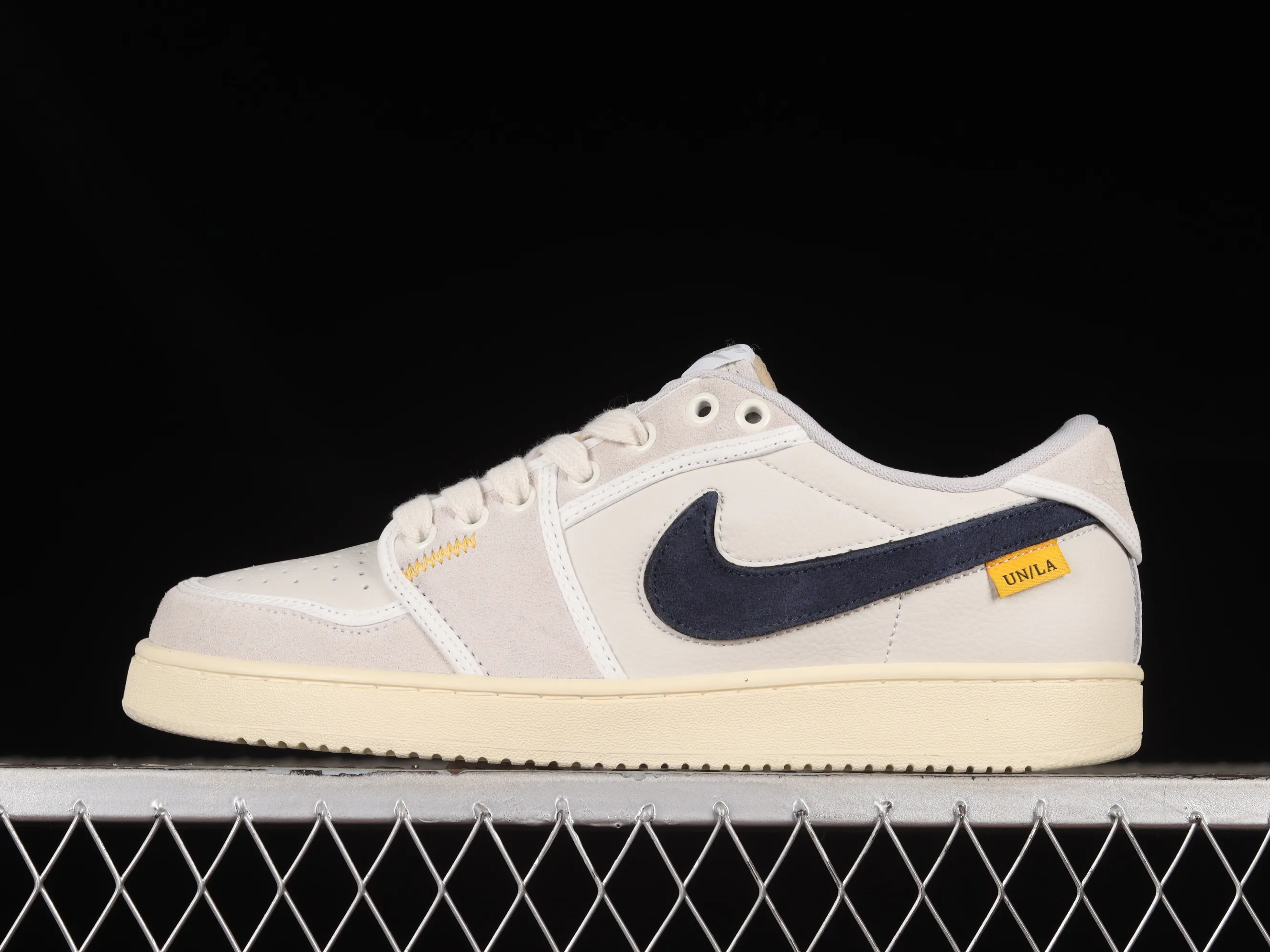 All categories Air Jordan Jordan series basketball shoes Air Jordan 1 Low Uion LA x Air Jordan AJ1 KO Low joint white gray low-top retro basketball shoes DZ4864-100